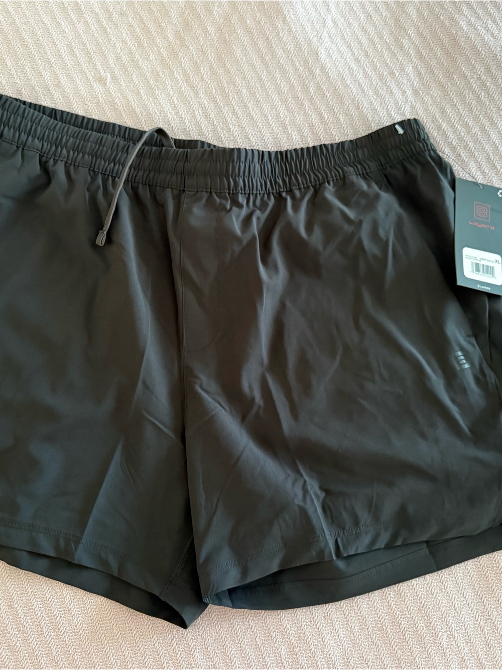 New Balance Men's Black Athletic Performance Shorts